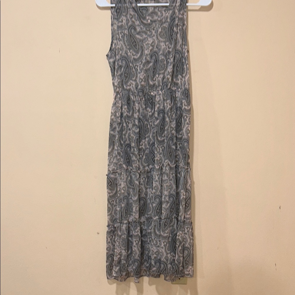 Tommy Hilfiger Paisley Midi Dress - Gray